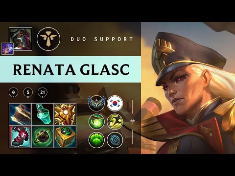 Renata Glasc Support vs Rell - KR Challenger Patch 25.24