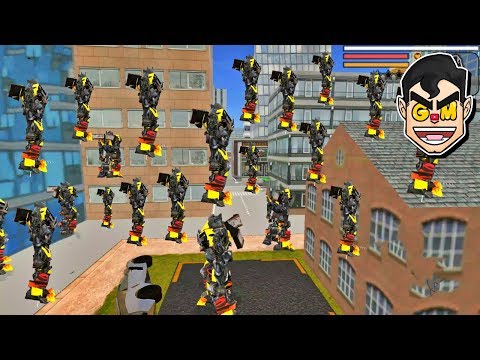 Vegas Crime Simulator - 100 Robot Transformers - Android Gameplay HD