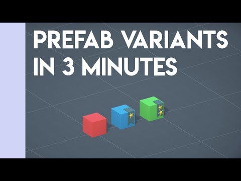 How to use Prefab Variants - Quick Unity Tutorials
