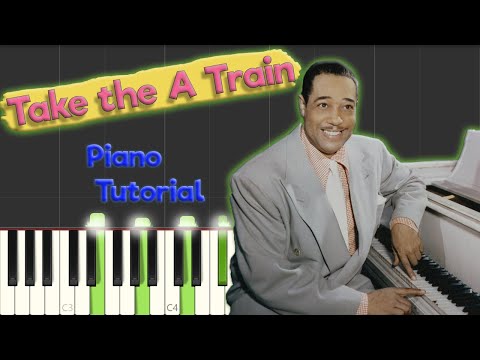 Duke Ellington - Take the A Train - Jazz Piano Tutorial (~Sheets and MIDI in description~)