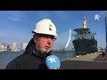 Rick Maliepaard van Boskalis.over de Bokalift 1