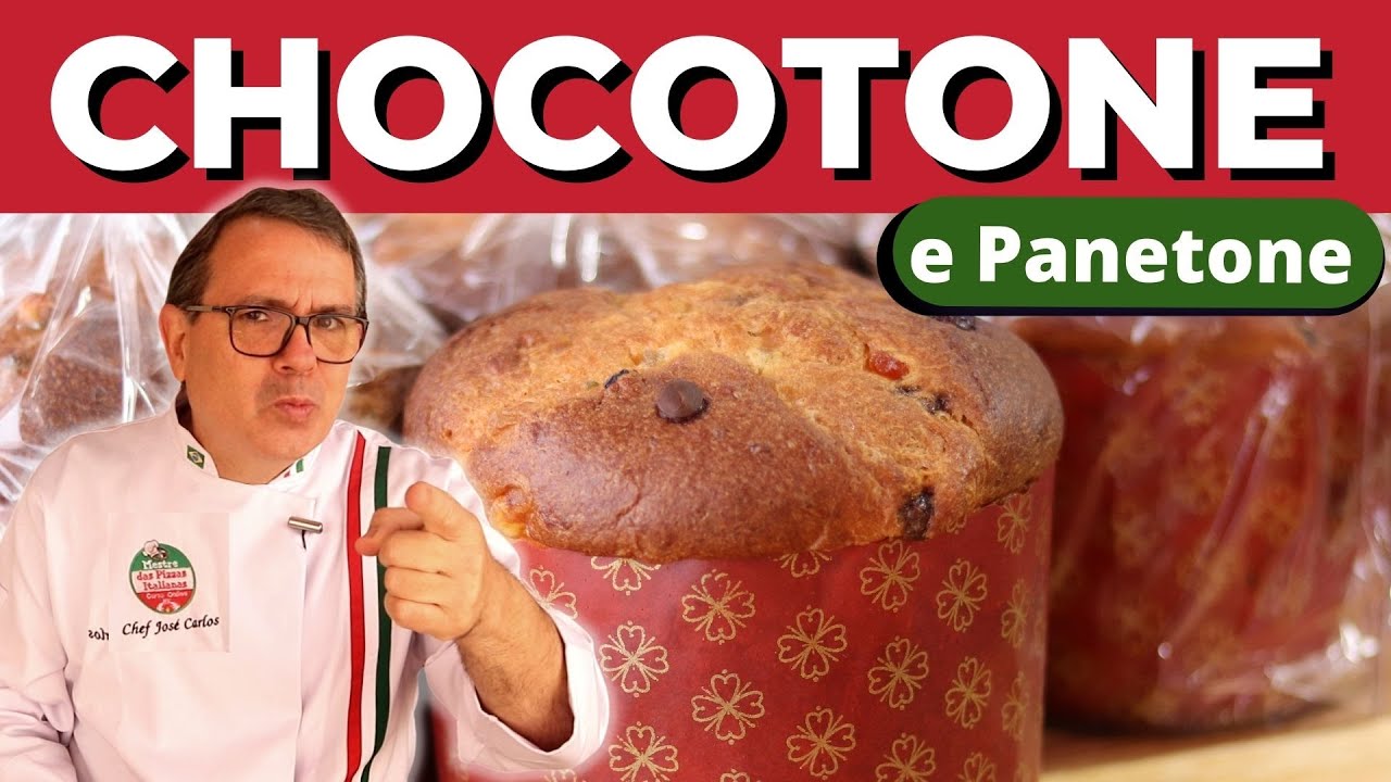 AULA: CHOCOTONE E PANETONE - MELHOR RECEITA!