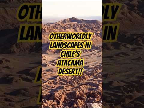 Visiting VALLE DE LA MUERTE and VALLE DE LA LUNA in CHILE'S ATACAMA DESERT! #chile #atacama