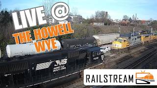 LIVE from The Howell Wye – BI Tower (Atlanta, Georgia Rail Cam) | RailStream live webcam