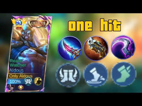 ALDOUS ONE SHOT BUILD!?BEST BUILD AND EMBLEM 2026!