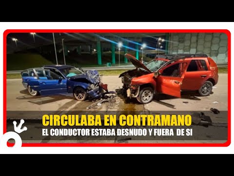 Terror en Córdoba Chocó desnudo y en contramano a una madre con su hija y ya está libre