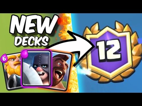 3 NEW META 12-0 CHALLENGE DECKS :: Clash Royale