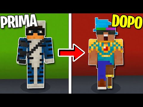 MODIFICO IL MIO PERSONAGGIO DI MINECRAFT ITA!!