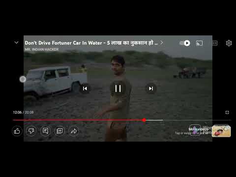 DON'T DRIVE FORTUNER CAR IN WATER @MISTERINDIAN HACKER