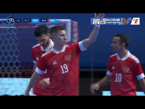 ELIMINATÓRIAS UEFA FUTSAL EURO 2022 - FRANÇA 2 X 3 RÚSSIA