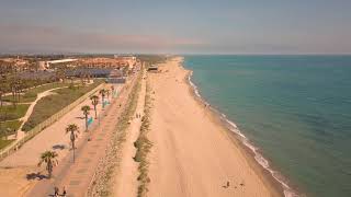 Sainte Marie la mer en drone   (France)