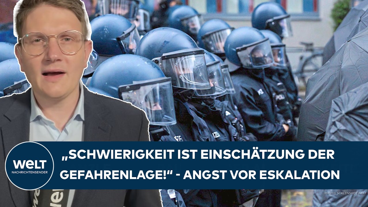 DEUTSCHLAND: "Schwierigkeit ist Einschätzung der Gefahrenlage" -Angst vor Eskalationen am Wochenende