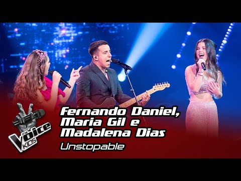 Fernando Daniel, Maria Gil and Madalena Dias - "Unstopable" | Final | The Voice Kids Portugal