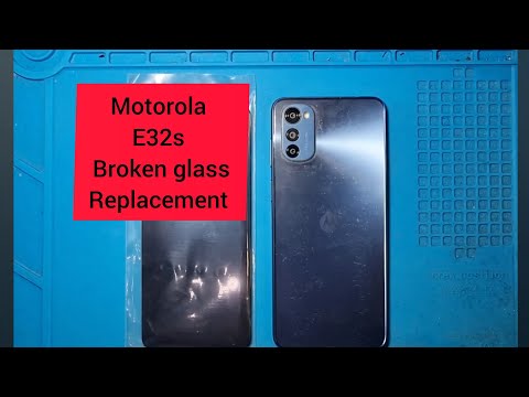 Motorola E32s Broken Glass Replacement || Moto E32 glass change