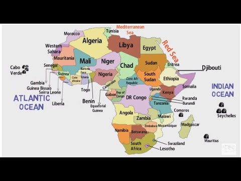 African Countries and Their Location/Africa Political Map/Africa Continent/List of African Countries