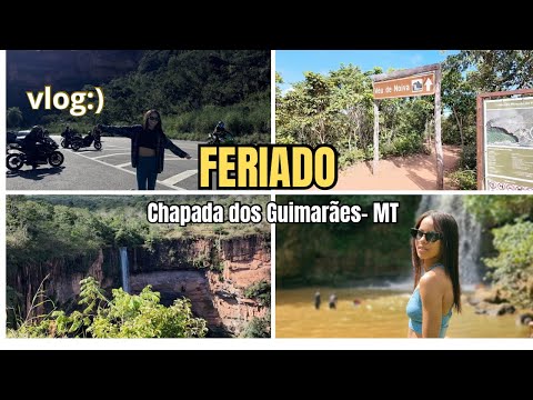Conhecendo a Cachoeira Véu de Noiva pela primeira vez em Chapada dos Guimarães- Mt. 