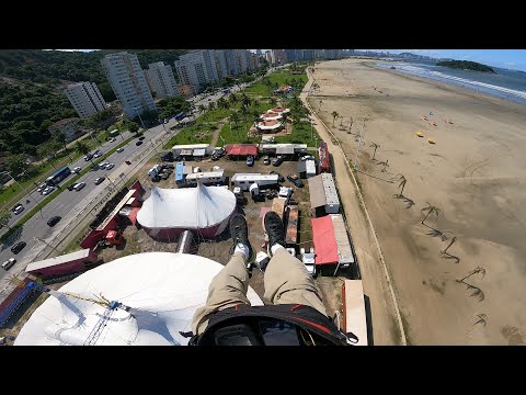 Voo 216 de Paramotor IKE Costa - 07/04/2022 - São Vicente