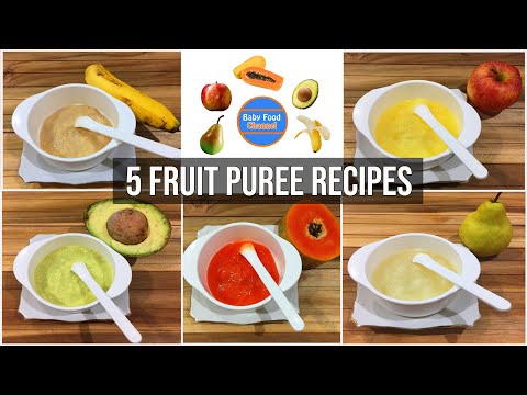 Best baby food for 6 month old - 5 homemade puree baby food