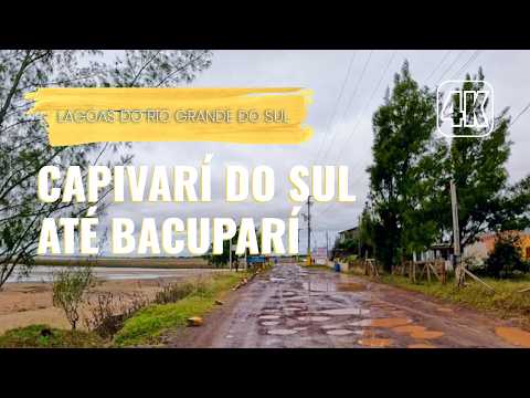 Capivari do Sul a Bacupari em 4K: Viagem de Carro no Litoral Isolado do RS (UHD)