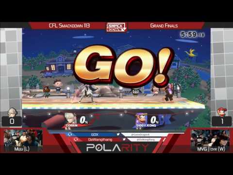 CFL Smackdown 113 WiiU - Mugi (Corrin) vs MVG Dyr (Diddy Kong) - Grand Finals