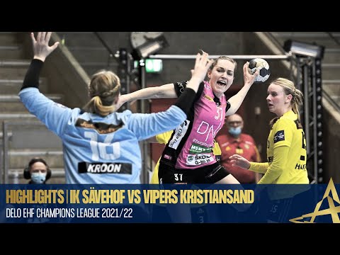 HIGHLIGHTS | Round 13 | IK Sävehof vs Vipers Kristiansand | DELO EHF Champions League 2021/22