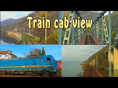 Defileul Dunarii-Baile Herculane-Caransebes-Train cab view-Treni-Züge -Eisenbahn-Lokführer TRAXX