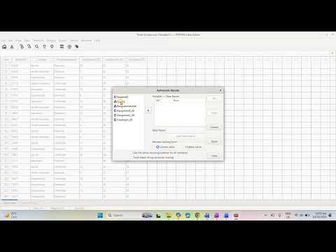 Pspp Automatic Recode