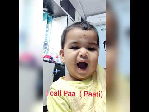 Tarushi wishing Happy Birthday Paati(Grandma)