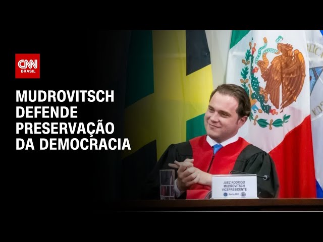 Mudrovitsch defende preservação da democracia em posse na Corte Interamericana | CNN 360°
