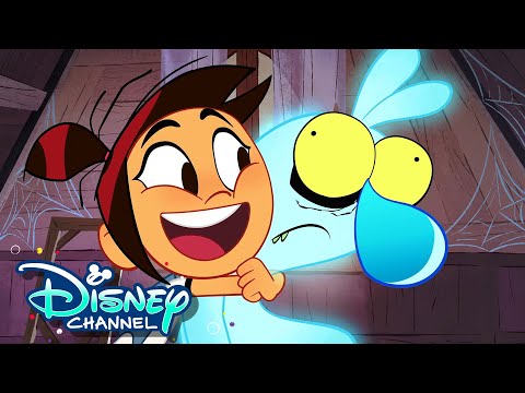 Thumbnail of the video: Scratch and Molly McGee Meet | The Ghost and Molly McGee | Comic-Con 2021 | Disney Channel Animation