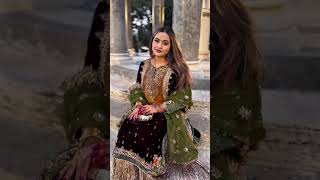 Handmade Pure Velvet Sharara - Video 2