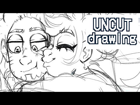 Christmas Lists and Gifts🎄🎁🧡 [ft. Glenn & Krissy] // UNCUT Drawing [Part 1]
