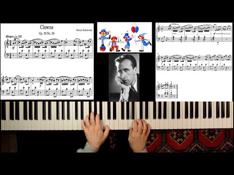 Kabalevsky - Clowns Op. 39 No. 20 - Lesson / Tutorial
