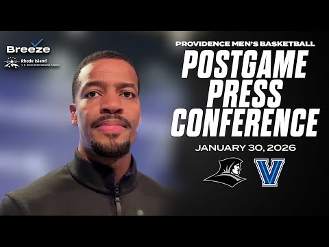 26.1.30 Providence MBB at Villanova Postgame Press Conference