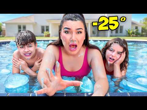 Le DERNIER qui QUITTE la PISCINE GELÉE Gagne