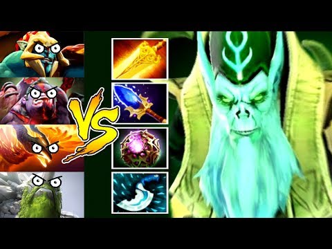 Strength Team? No Problem! Epic Pro Necrophos Imba Counter Pick Scepter Radiance Build WTF Dota 2