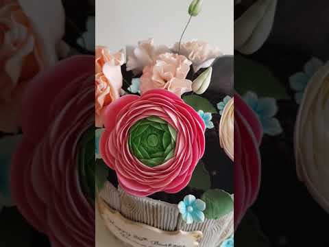 The Finished Gardening Cake