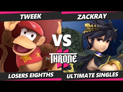 The Throne 2 TOP 8 - Tweek (Diddy Kong) Vs. zackray (ROB, Dark Pit) Smash Ultimate - SSBU