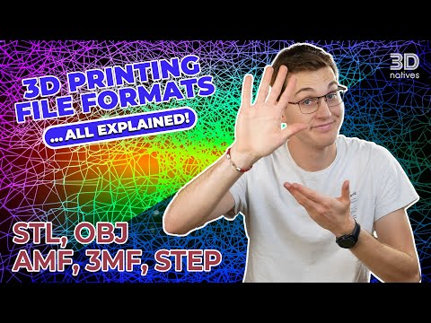 How to Choose the Right 3D Printing File Format? Navigating STL, OBJ, AMF, 3MF & STEP | 3D Explained