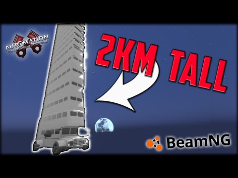 Building The Tallest Car Ever In Automation!! Automation - BeamNG
