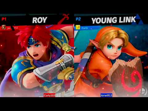 L.S.  Super Smash Bros Ultimate Tournament #8 - Jorwill12 (Roy) VS Curly103 (Young Link)