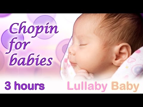 ☆ 3 HOURS ☆ Chopin Nocturne Op. 9 No. 2 ☆ Relaxing PIANO ☆ Chopin for babies, Baby Sleeping Music