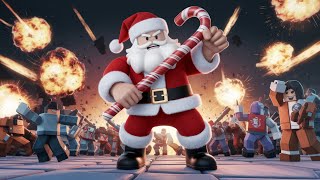 Santa Claus vs. The World in Roblox Psycho Battlegrounds! Battle for Humanity! #Roblox
