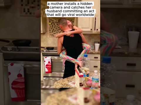 mother installs a hidden camera and catches her husband!
