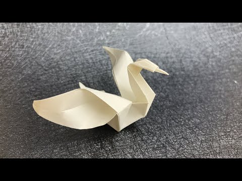 How to make a beautiful origami Swan