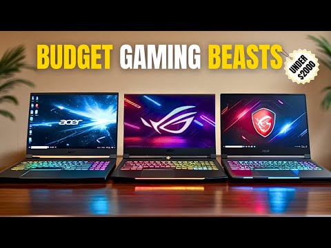 Top 5 Gaming Laptops of 2025 |  BEST Budget Laptops For Gamers Under $2000!