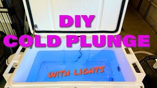 DIY Modplunge/Grizzly Cooler Cold Plunge Tips and Tricks with LED Lighting