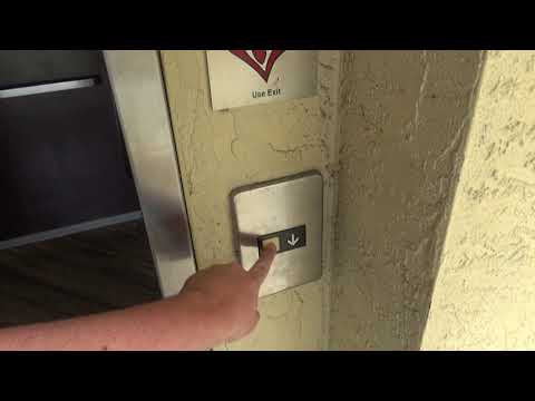 Two Older Otis Series 1 Hydraulic Elevators at The Days Inn (former La Quinta) in Gainesville, FL