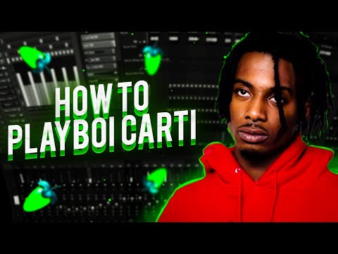 HOW TO MAKE CATCHY DRUMS FOR PLAYBOI CARTI (fl studio tutorial)
