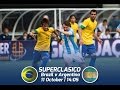 Brazil vs Argentina  Super clasico 2014 Full match (1stHalf)